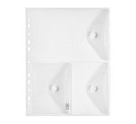 A4 SHEET PROTECTOR WITH 3 COMPARTMENTS PP COLORLESS