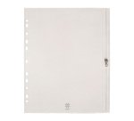 POCHETTE PERFORÉE ZIPPEE A4+ POLYPROPYLENE INCOLORE