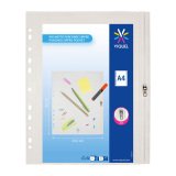POCHETTE PERFORÉE ZIPPEE A4+ POLYPROPYLENE INCOLORE