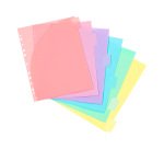 INTERCALAIRES POCHETTES 6 POSITIONS AA MAXI - RAINBOW PASTEL