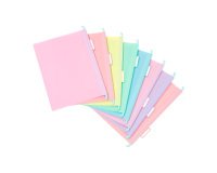 8 DOSSIERS SUSPENDUS A4 - RAINBOW PASTEL