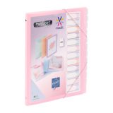 Trieur plastique Viquel Propysoft 12 divisions 25,5 x 32 cm, rose