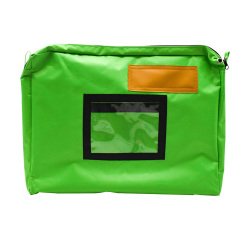 Sacoche navette courrier avec soufflet Wonday 34 x 44 cm, vert