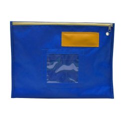 Sacoche navette courrier Wonday 30 x 40 cm, bleu