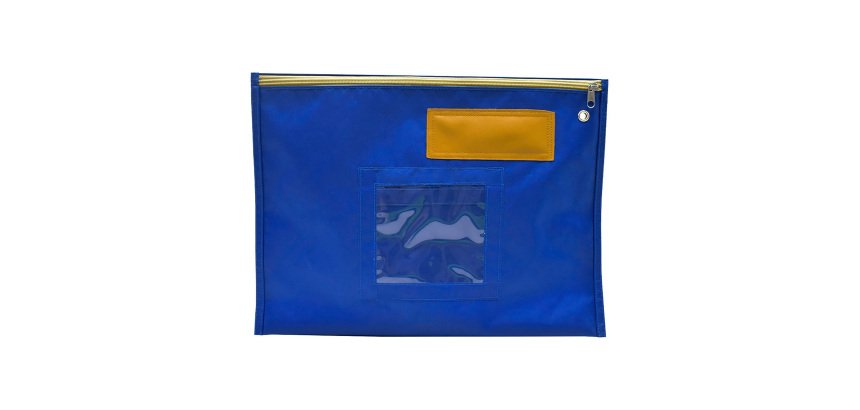Sacoche navette courrier Wonday 30 x 40 cm, bleu