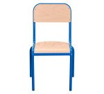 Lot de 2 chaises scolaires Ludo taille 3, maternelle grande section