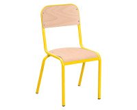Ludo School Chair - Size 3 - Kindergarten Large Section - Yellow