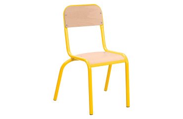 Set van 2 schoolstoelen Ludo - maat 4 - groep 3/4 - lak