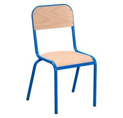 Lot de 2 chaises scolaires Ludo taille 3, maternelle grande section