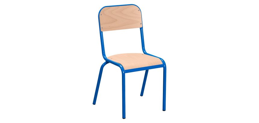 Lot de 2 chaises scolaires Ludo taille 3, maternelle grande section