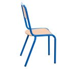 Lot de 2 chaises scolaires Ludo taille 3, maternelle grande section