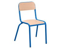 Set van 2 Ludo schoolstoelen - maat 5 - groep 5/6 - lak