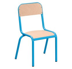 Lot de 2 chaises scolaires Ludo taille 2, maternelle moyenne section