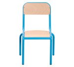 Lot de 2 chaises scolaires Ludo taille 2, maternelle moyenne section