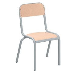 Lot de 2 chaises scolaires Ludo taille 2, maternelle moyenne section