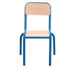 Lot de 2 chaises scolaires Ludo taille 4, CP/CE1