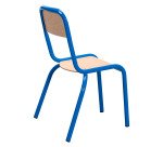 Lot de 2 chaises scolaires Ludo taille 4, CP/CE1