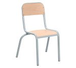 Set van 2 schoolstoelen Ludo - maat 4 - groep 3/4 - lak