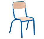 Lot de 2 chaises scolaires Ludo taille 4, CP/CE1