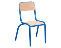 Set van 2 schoolstoelen Ludo - maat 4 - groep 3/4 - lak