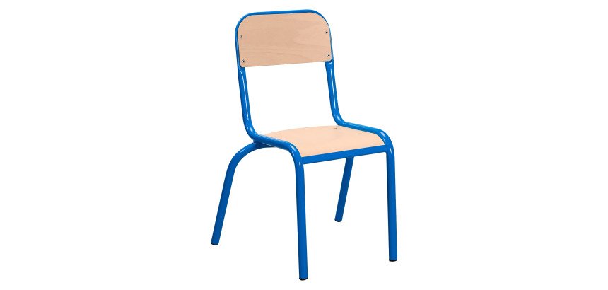 Lot de 2 chaises scolaires Ludo taille 4, CP/CE1
