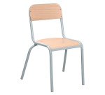 Set van 2 Ludo schoolstoelen - maat 5 - groep 5/6 - lak