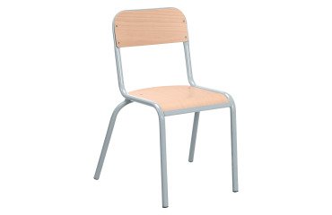 Set van 2 Ludo schoolstoelen - maat 5 - groep 5/6 - lak