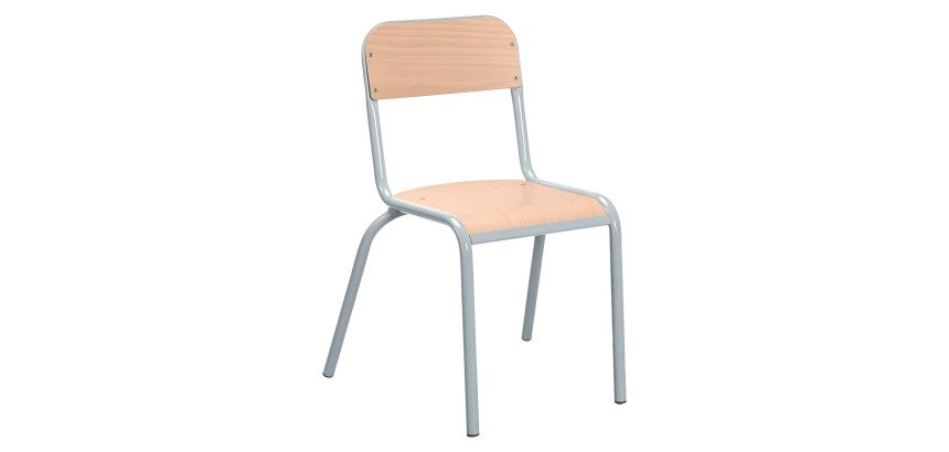 Set van 2 Ludo schoolstoelen - maat 5 - groep 5/6 - lak