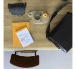 Schrijfblok Rhodia oranje geniet 80 vellen geruit 5 x 5 n°16 formaat 14,8 x 21 cm