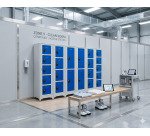 Vestiaire visitable démontable - 1 colonne 4 portes