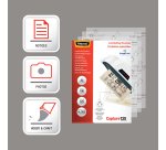 Pochettes de plastification Fellowes A4 2 x 125 µ brillantes - Boite de 100