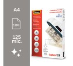Pochettes de plastification Fellowes A4 2 x 125 µ brillantes - Boite de 100