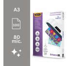 Hoezen voor lamineren Fellowes A3 2 x 80 µ glanzend - Doos van 100