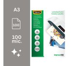 Pochettes de plastification Fellowes A3 2 x 100 µ brillantes - Boite de 100