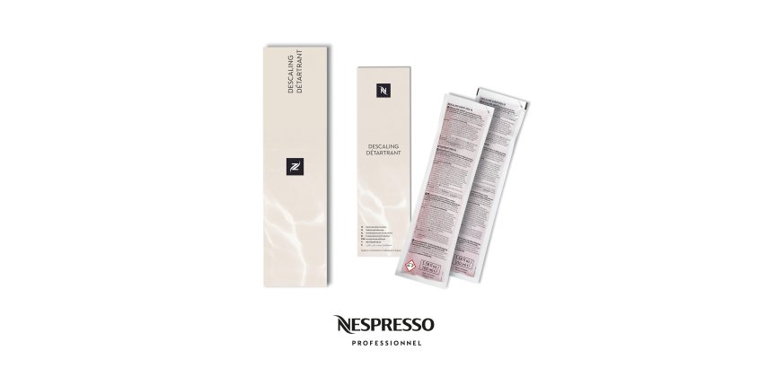 Kit de détartrage pour les machines à café Nespresso & Nespresso Professionnel