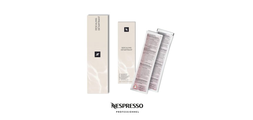 Kit de détartrage pour les machines à café Nespresso & Nespresso Professionnel