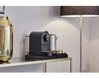 Pack accueil JVD : Machine à café Mini Corseto + Distributeur d'eau chaude Royce + Plateau Charme avec tiroir