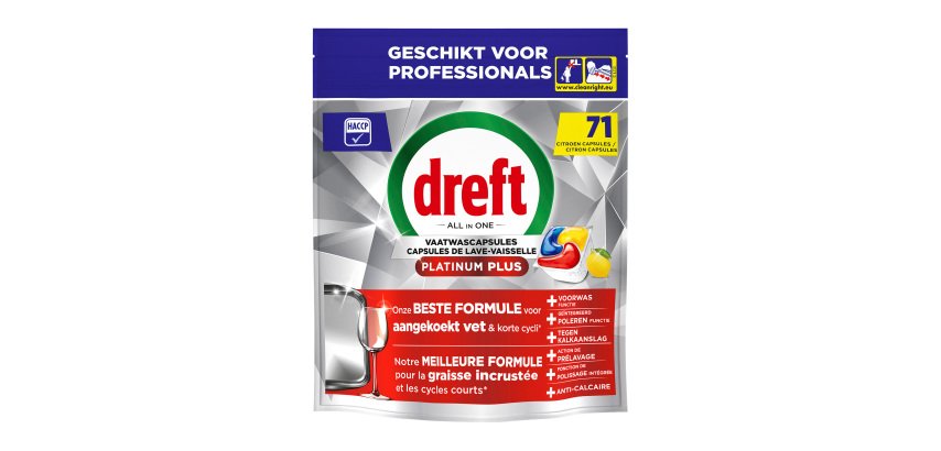 Dreft Professional Platinum Plus lemon - 71 capsules