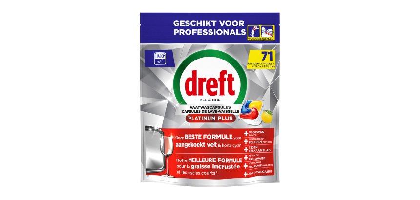 Dreft Professional Platinum Plus citron - 71 capsules