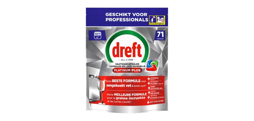 Dreft Professionnel Platinum Plus Regular - 71 capsules