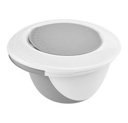 Set bol mélangeur 'camilla', blanc / nordic-grey