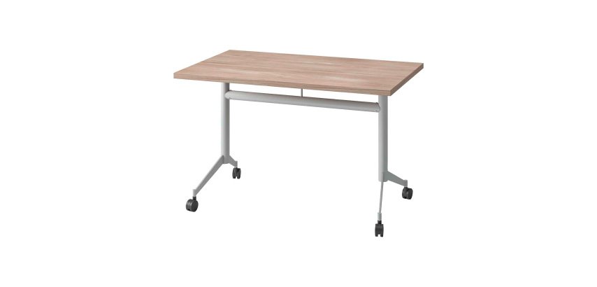 Table rabattable Polly L 120 x P 70 cm plateau orme