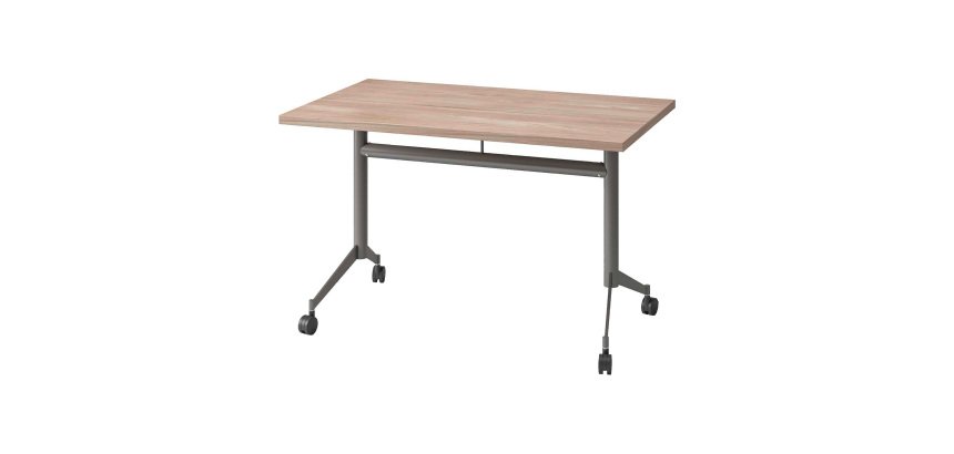 Klappbarer Tisch Polly L 120 x T 70 cm Platte Ulme