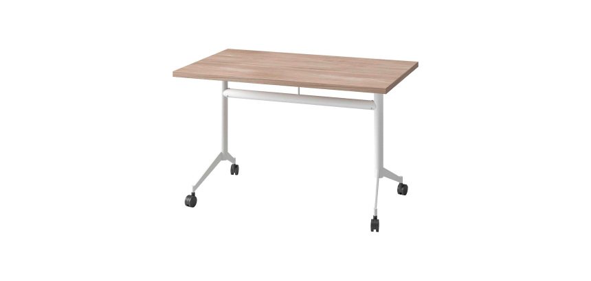 Klappbarer Tisch Polly L 120 x T 70 cm Platte Ulme