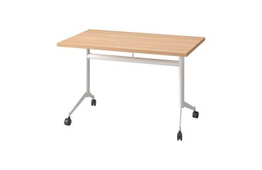 Foldable table Polly L 120 x W 70 cm light oak top