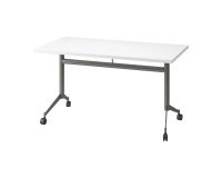 Foldable Table Polly L 140 x W 70 cm white top