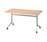Table rabattable Polly L 140 x P 70 cm plateau chêne clair