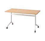 Table rabattable Polly L 140 x P 70 cm plateau chêne clair