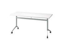 Table de réunion rabattable à roulettes POLLY - plateau profondeur 70cm