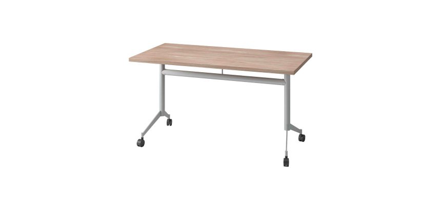 Table rabattable Polly L 140 x P 70 cm plateau orme